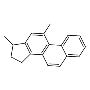 11,17-Dimethyl-16,17-dihydro-15H-cyclopenta(a)phenanthrene structure