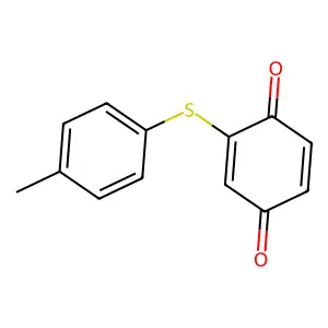 2-(4-Methylphenyl)sulfanylcyclohexa-2,5-diene-1,4-dione structure
