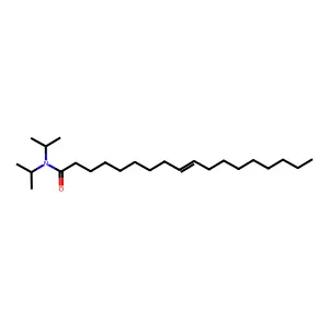 N,N-diisopropyl-9-octadecenamide structure