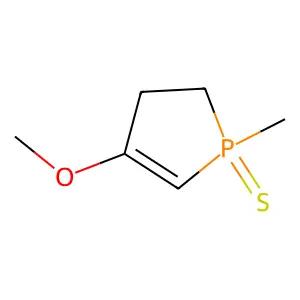 4-Methoxy-1-methyl-2,3-dihydro-1H-1lambda~5~-phosphole-1-thione structure