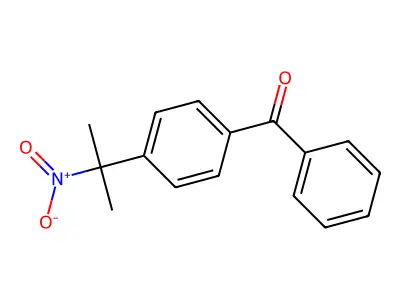 4-(1-Methyl-1-nitroethyl)benzophenone structure