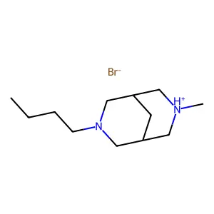 3,7-Diazabicyclo(3.3.1)nonane, 3-butyl-7-methyl-, hydrobromide structure
