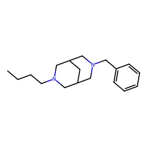 3-Benzyl-7-butyl-3,7-diazabicyclo[3.3.1]nonane structure