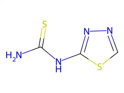 1,3,4-Thiadiazol-2-yl-thiourea structure