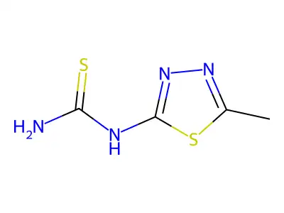Thiourea, (5-methyl-1,3,4-thiadiazol-2-yl)- structure