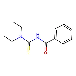 N-(diethylcarbamothioyl)benzamide structure
