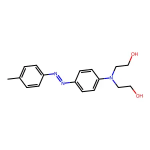 4'-Methyl-4-N,N-di(beta-hydroxyethylamino)azobenzene structure