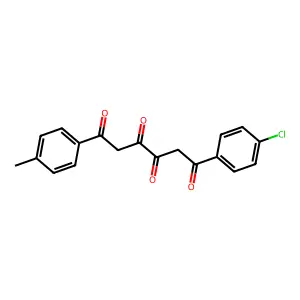 1-(4-Chlorophenyl)-6-(4-methylphenyl)-1,3,4,6-hexanetetrone structure