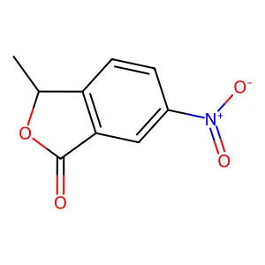 1(3H)-Isobenzofuranone, 3-methyl-6-nitro- structure
