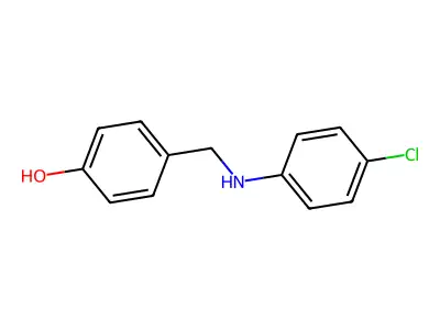 4-[(4-Chloroanilino)methyl]phenol structure