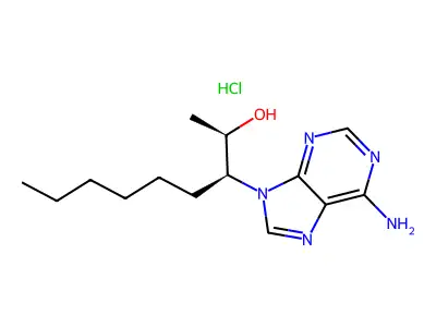 EHNA (Hydrochloride) structure