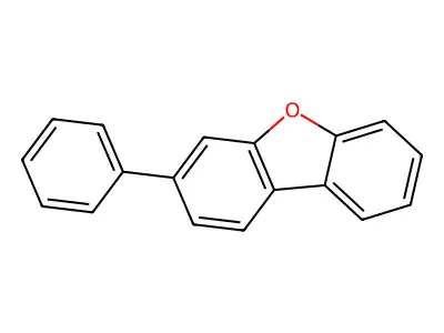 3-Phenyldibenzofuran structure
