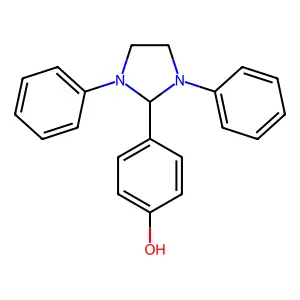 4-(1,3-Diphenylimidazolidin-2-yl)phenol structure