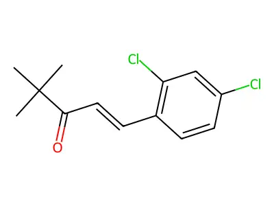 1-(2,4-Dichlorophenyl)-4,4-dimethylpent-1-en-3-one structure