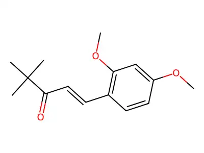 1-(2,4-Dimethoxyphenyl)-4,4-dimethyl-1-penten-3-one structure