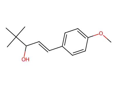 1-(4-Methoxyphenyl)-4,4-dimethyl-1-penten-3-ol structure