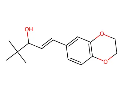 1-(2,3-Dihydro-1,4-benzodioxin-6-yl)-4,4-dimethyl-1-penten-3-ol structure