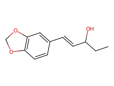 1-(3,4-Methylenedioxyphenyl)-1-penten-3-ol structure