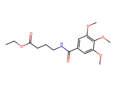 Ethyl 4-[(3,4,5-trimethoxybenzoyl)amino]butanoate structure