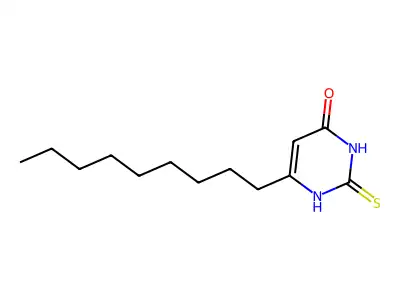 6-nonyl-2-sulfanylidene-1H-pyrimidin-4-one structure