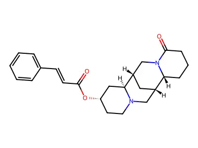 13-Cinnamoyloxylupanine structure