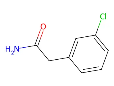 2-(3-Chlorophenyl)acetamide structure