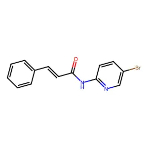 N-(5-溴-2-吡啶基)-3-苯基丙烯酰胺 structure