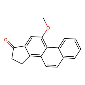 11-Methoxy-15,16-dihydrocyclopenta(a)phenanthren-17-one structure