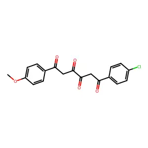1-(4-Chlorophenyl)-6-(4-methoxyphenyl)-1,3,4,6-hexanetetrone structure