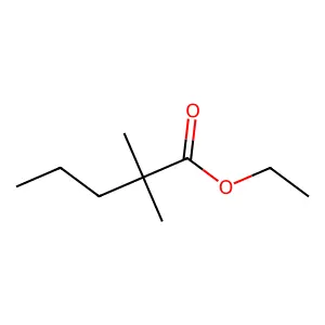 Ethyl 2,2-dimethylpentanoate structure