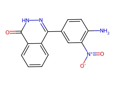 4-(4-amino-3-nitrophenyl)phthalazin-1-ol structure