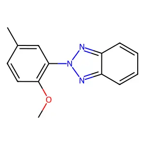2-(2-Methoxy-5-methylphenyl)benzotriazole structure