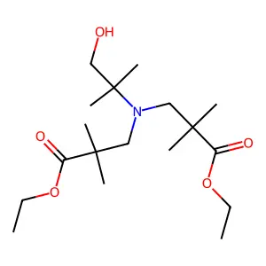 ethyl 3-[(3-ethoxy-2,2-dimethyl-3-oxopropyl)-(1-hydroxy-2-me structure