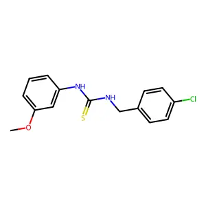 1-(4-Chlorobenzyl)-3-(3-methoxyphenyl)thiourea structure