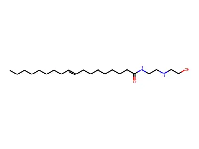 N-[2-(2-羟乙基氨基)乙基]-9-十八碳烯酰胺 structure