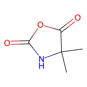 4,4-Dimethyloxazolidine-2,5-dione structure