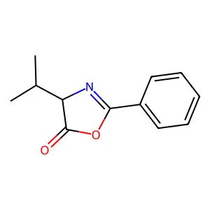 4-Isopropyl-2-phenyl-2-oxazoline-5-one structure