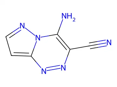 4-Aminopyrazolo[5,1-c][1,2,4]triazine-3-carbonitrile structure