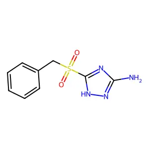 3-(benzylsulfonyl)-1H-1,2,4-triazol-5-amine structure