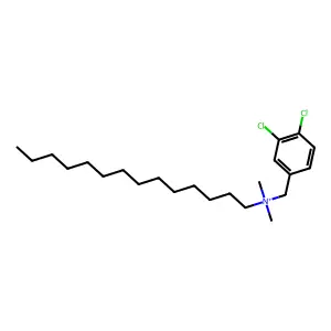 3,4-Dichloro-N,N-dimethyl-N-tetradecylbenzenemethanaminium structure