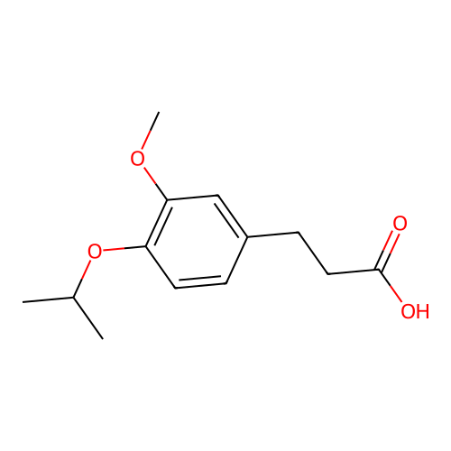 3-(4-Isopropoxy-3-methoxyphenyl)-propionic acid structure
