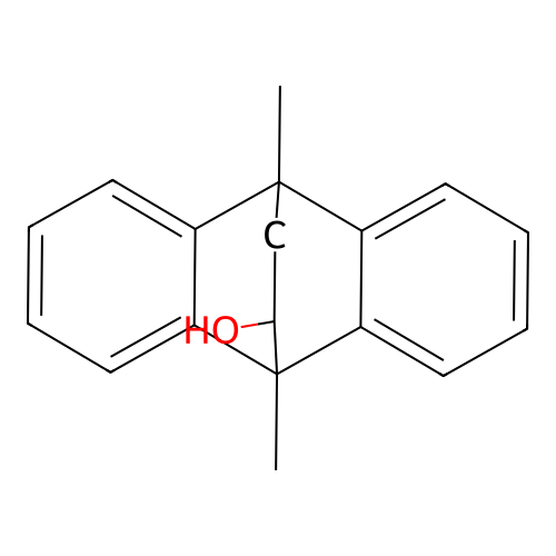 9,10-Dihydro-9,10-dimethyl-11-hydroxy-9,10-ethanoanthracene structure