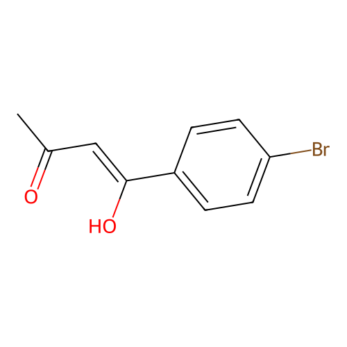 4-(4-Bromophenyl)-4-hydroxybut-3-en-2-one structure