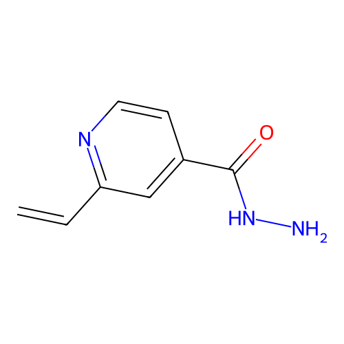 2-Vinylisonicotinic acid hydrazide structure