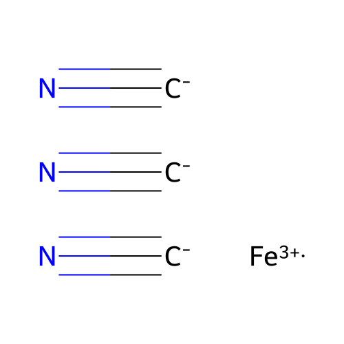Ferric cyanide structure