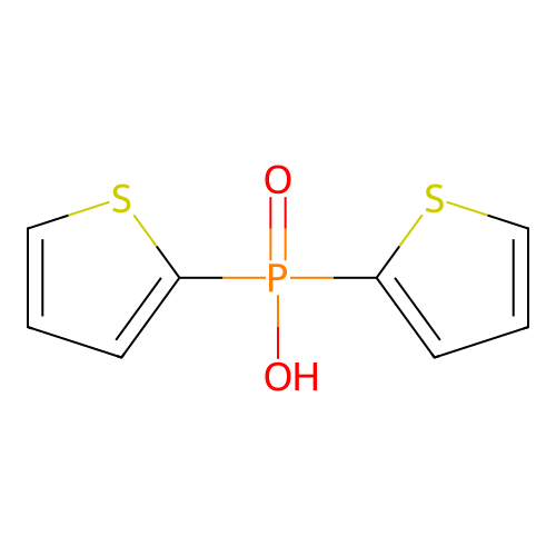 Phosphinic acid, di-2-thienyl- structure