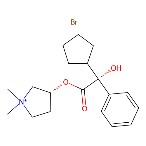 Ritropirronium bromide structure