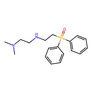 N'-[2-(diphenylphosphoryl)ethyl]-N,N-dimethylethane-1,2-diamine structure