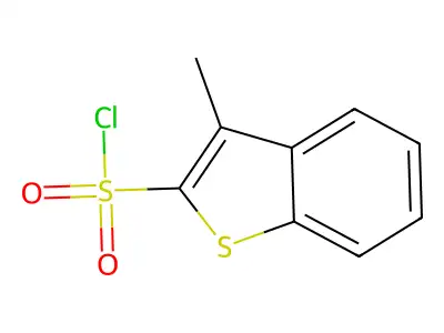 3-Methyl-1-benzothiophene-2-sulfonyl chloride structure
