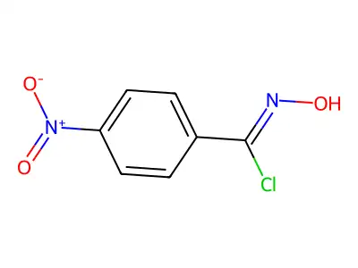alpha-Chloro-4-nitrobenzaldoxime structure